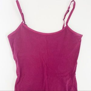 Maroon Cami Women’s Size S with Shelf Bra